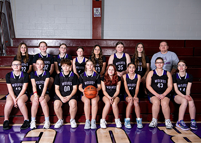 Girls Modified Basketball team